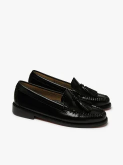 Women G.H.BASS Weejuns Estelle Brogue Tassel Loafers Leather