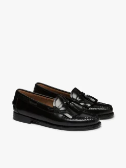 Women G.H.BASS Weejuns Esther Kiltie Tassel Loafers Leather
