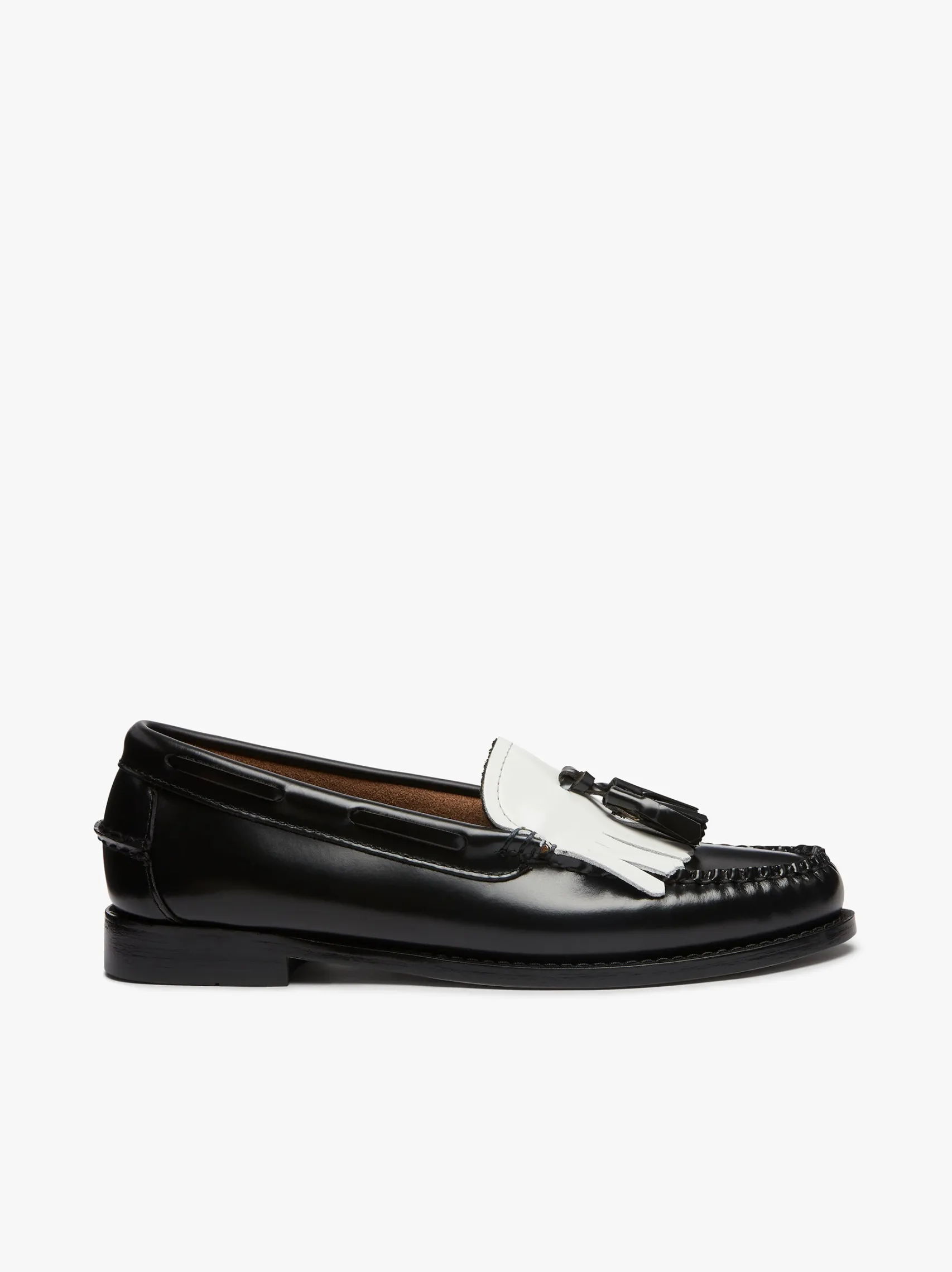 Women G.H.BASS Weejuns Esther Kiltie Tassel Loafers Leather