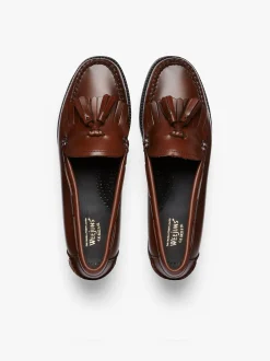 Women G.H.BASS Weejuns Esther Kiltie Tassel Loafers Leather