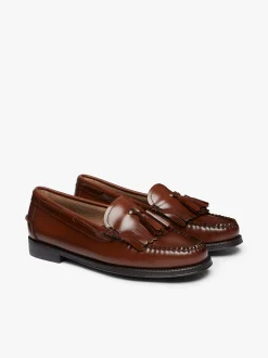 Women G.H.BASS Weejuns Esther Kiltie Tassel Loafers Leather