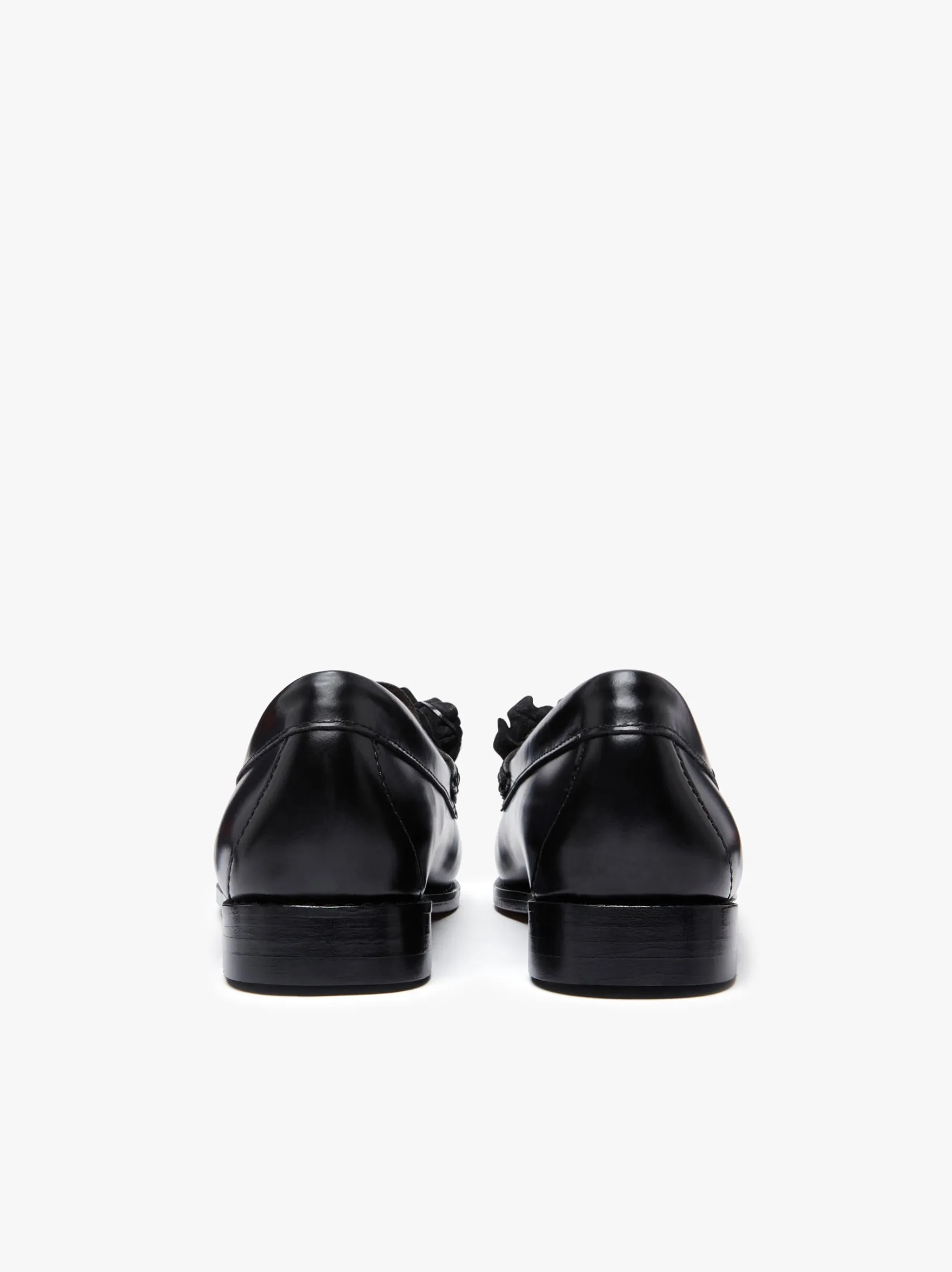 Women G.H.BASS Weejuns Flora Penny Loafers Black Leather