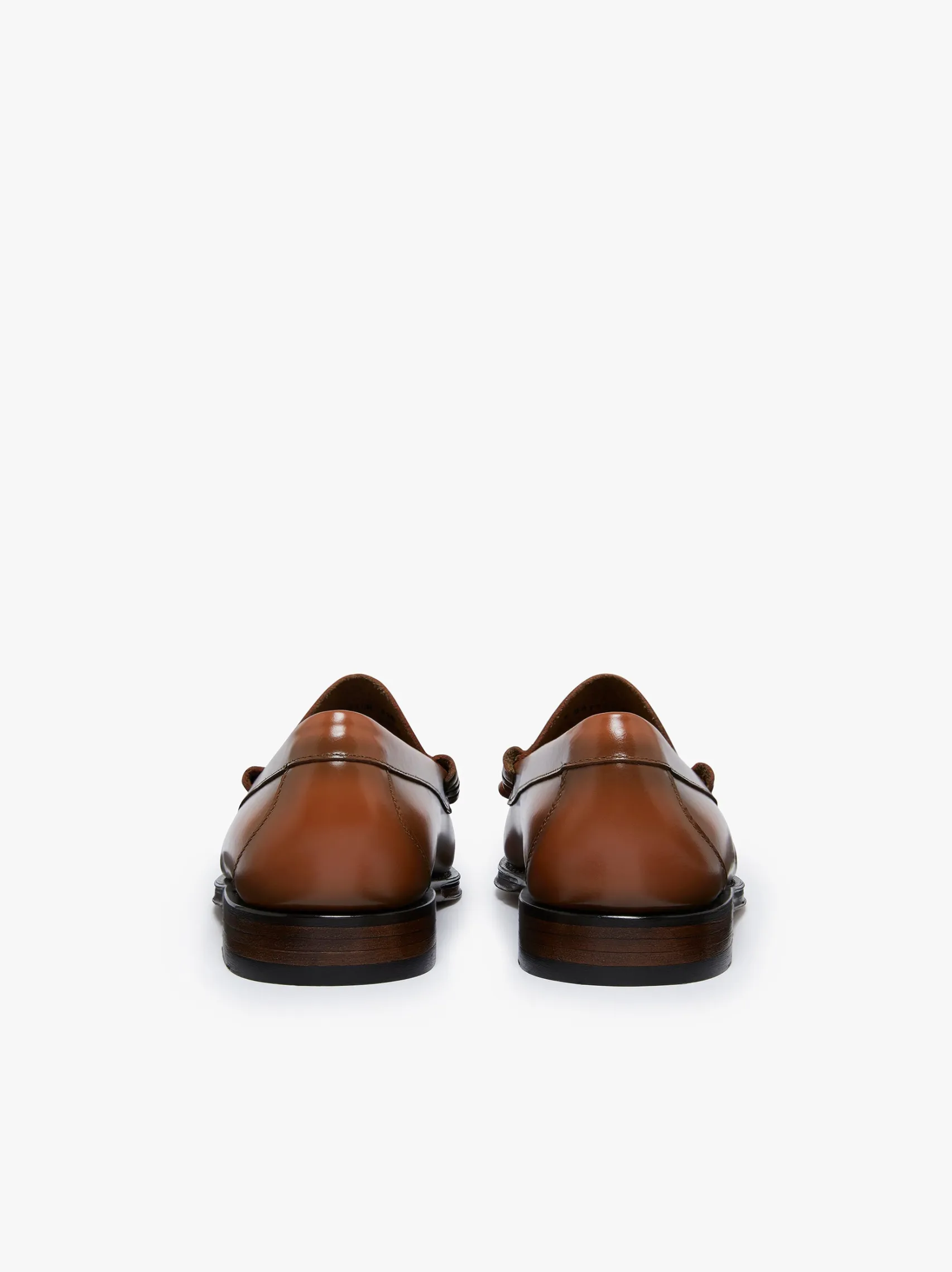 G.H.BASS Weejuns Heritage Larson Penny Loafers Bombay Leather