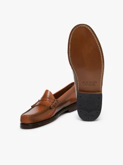 G.H.BASS Weejuns Heritage Larson Penny Loafers Bombay Leather