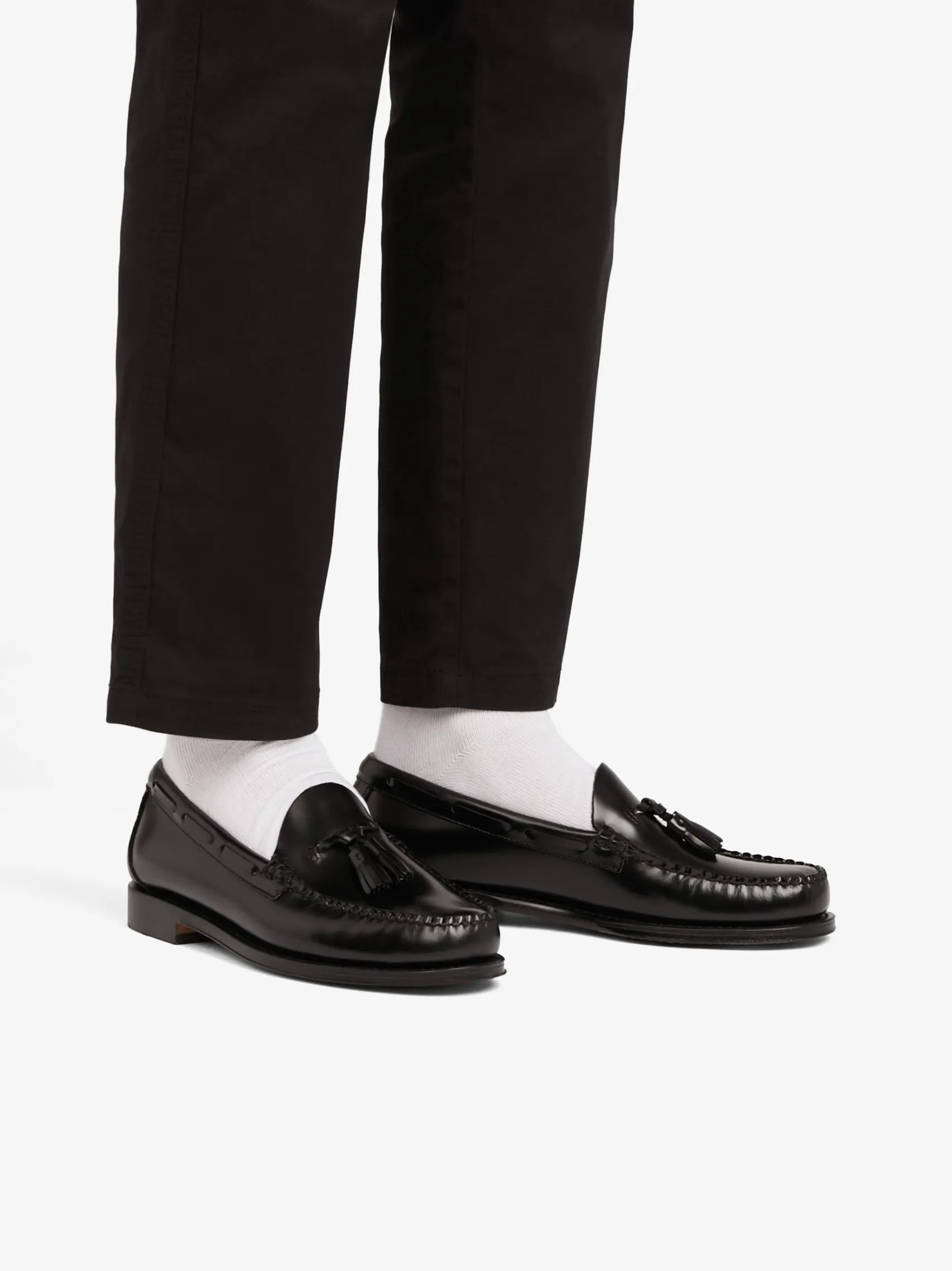 G.H.BASS Weejuns Larkin Tassel Loafers Leather