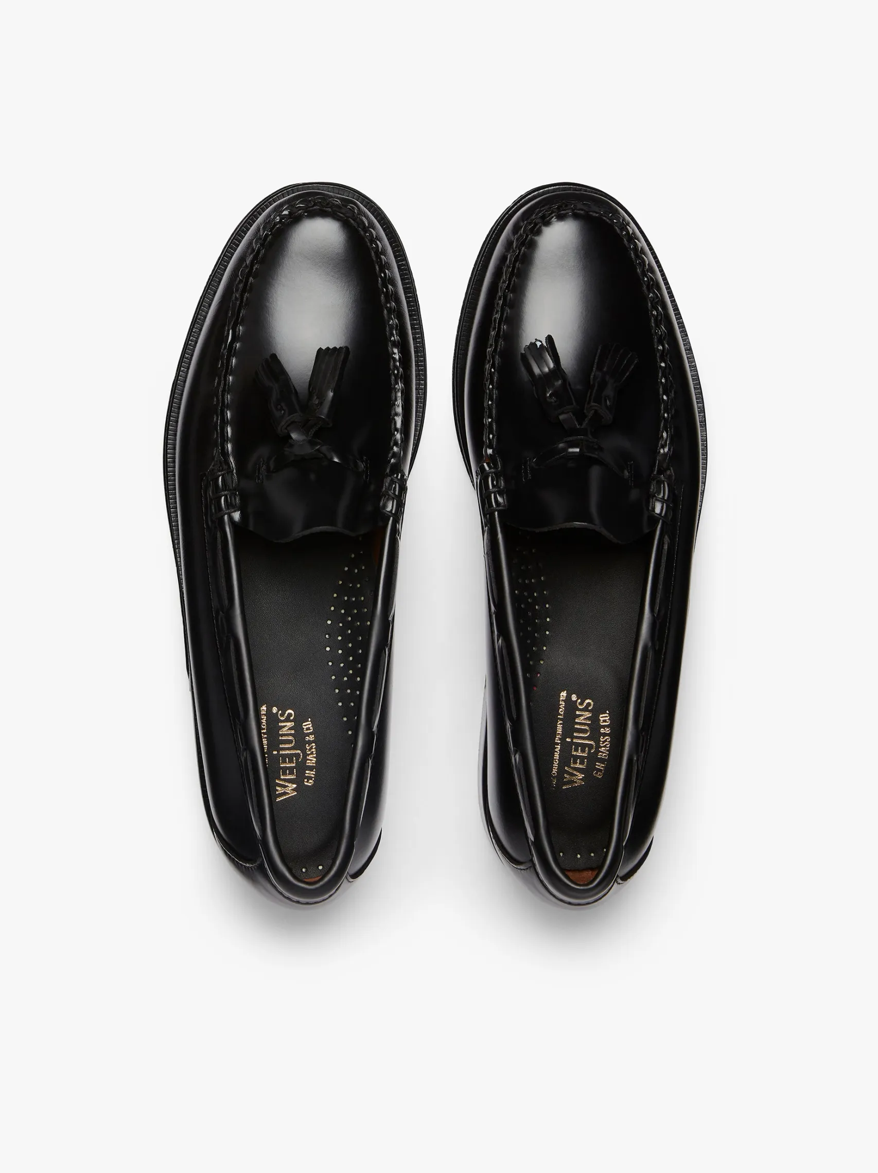 G.H.BASS Weejuns Larkin Tassel Loafers Leather