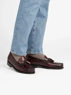 G.H.BASS Weejuns Larkin Tassel Loafers Leather