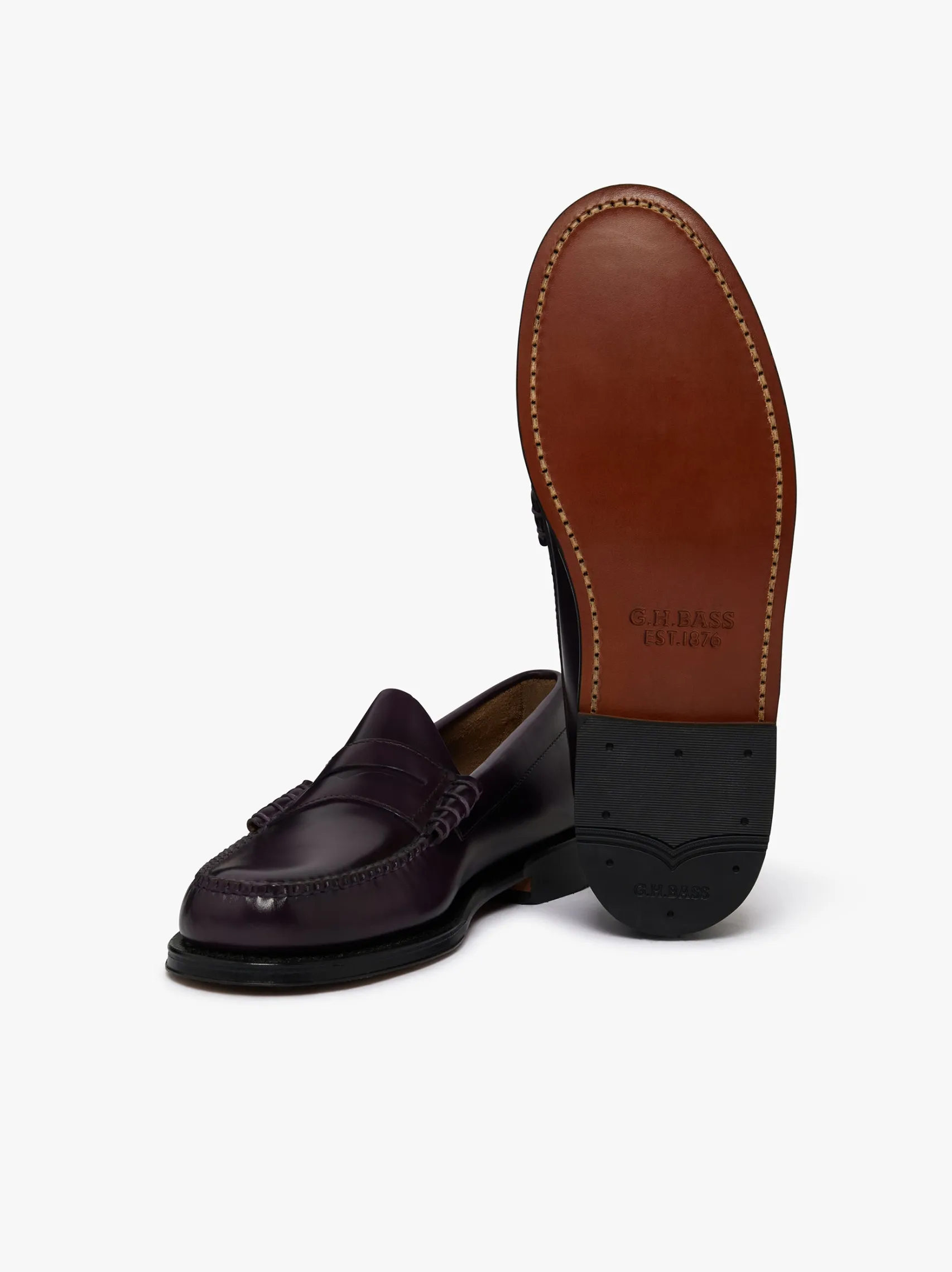 G.H.BASS Weejuns Larson Penny Loafers leather