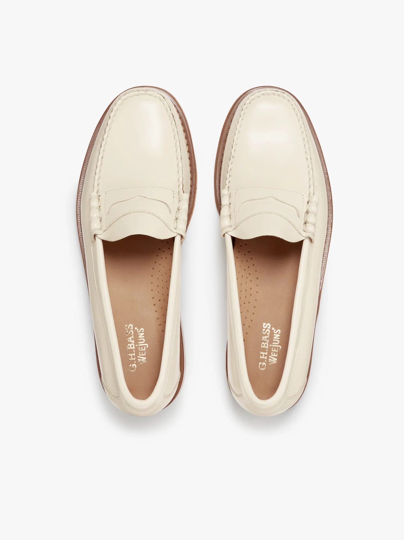 G.H.BASS Weejuns Larson Penny Loafers leather