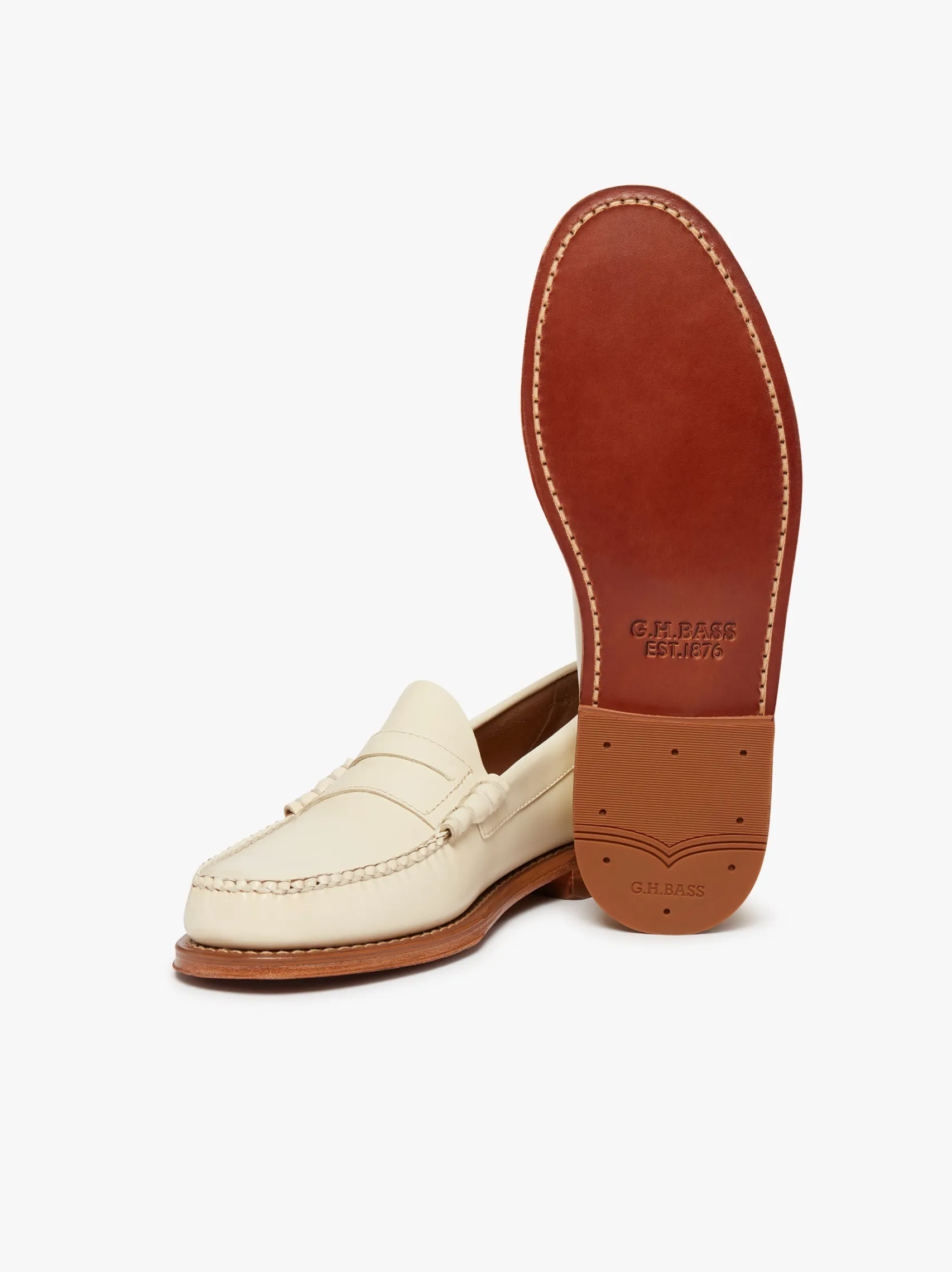 G.H.BASS Weejuns Larson Penny Loafers leather