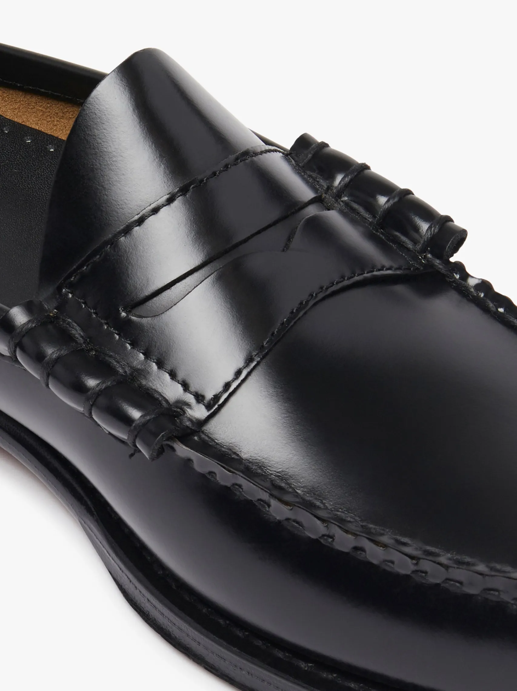 G.H.BASS Weejuns Larson Penny Slides Leather