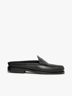 G.H.BASS Weejuns Larson Penny Slides leather with leather sole