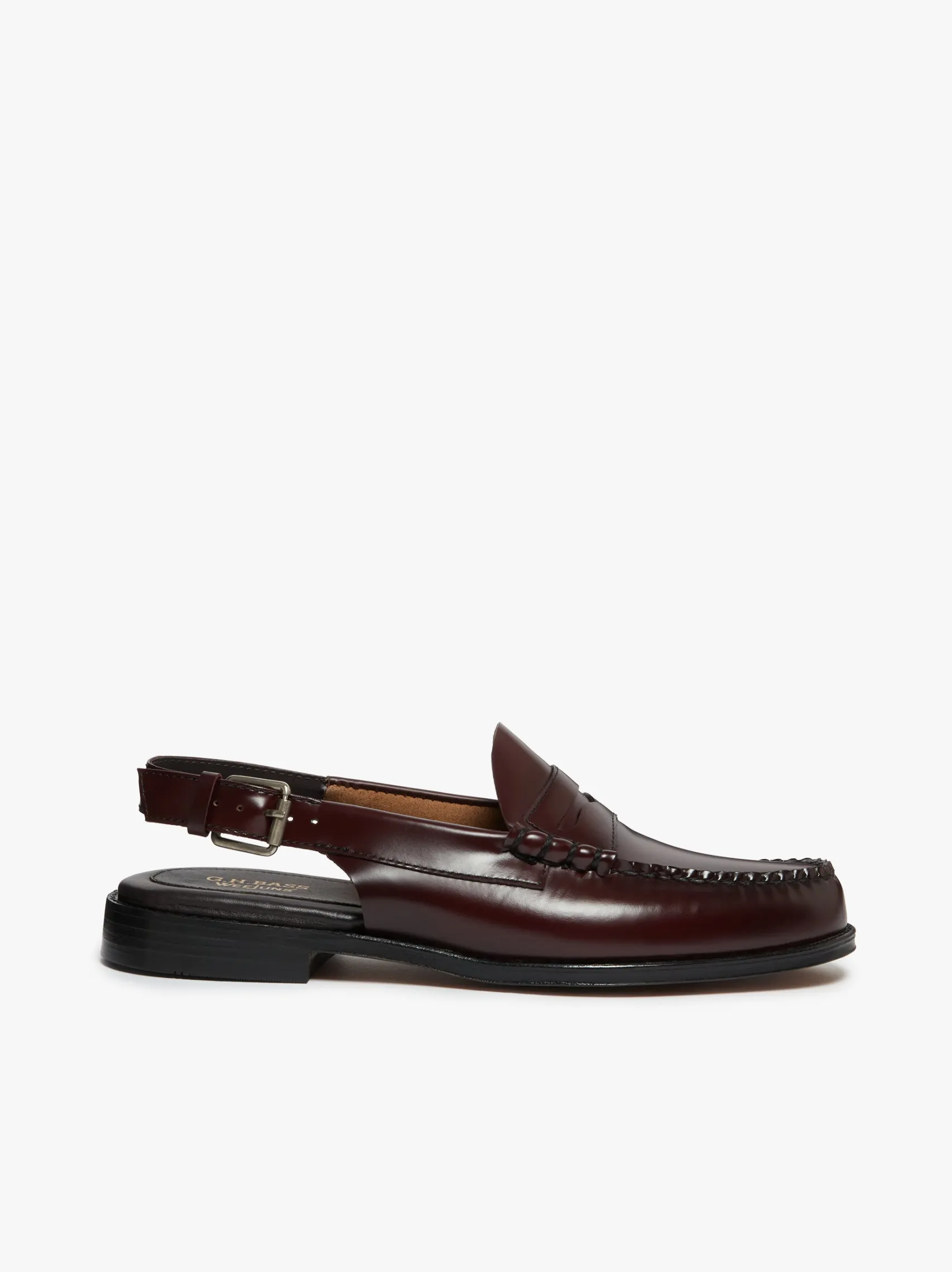 G.H.BASS Weejuns Larson Penny Slingback Loafers
