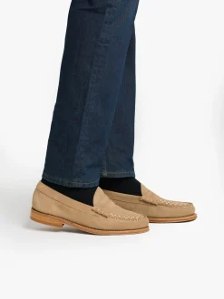 G.H.BASS Weejuns Larson Weave Loafers Suede