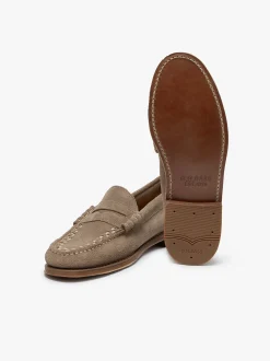 G.H.BASS Weejuns Larson Weave Loafers Suede