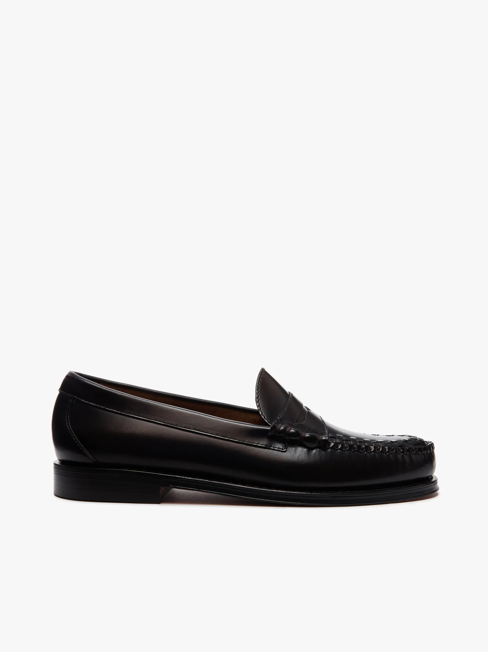 G.H.BASS Weejuns Larson Weave Loafers leather