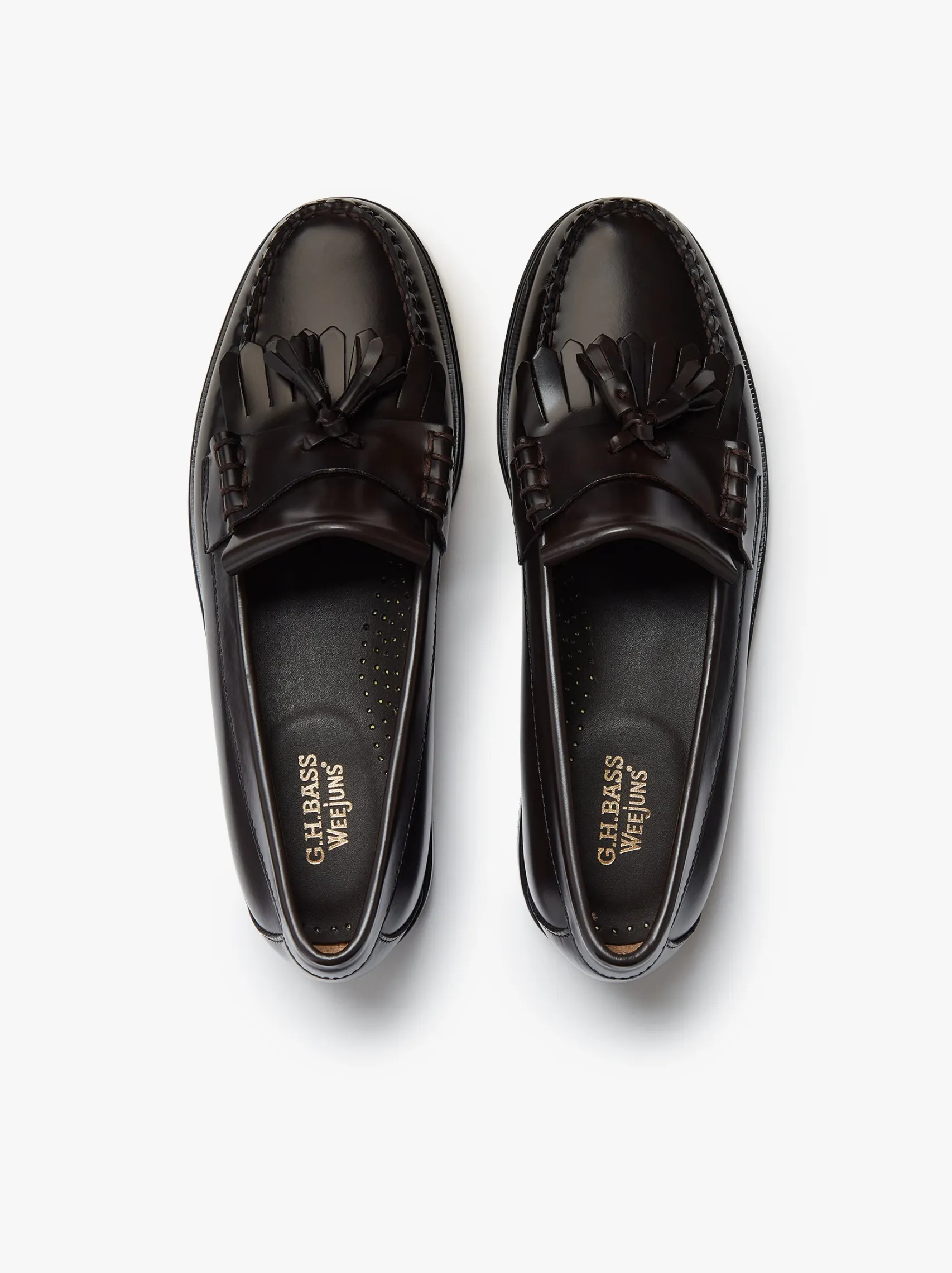G.H.BASS Weejuns Layton II Kiltie Loafers leather