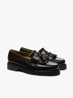 G.H.BASS Weejuns Layton II Kiltie Lug Loafers leather