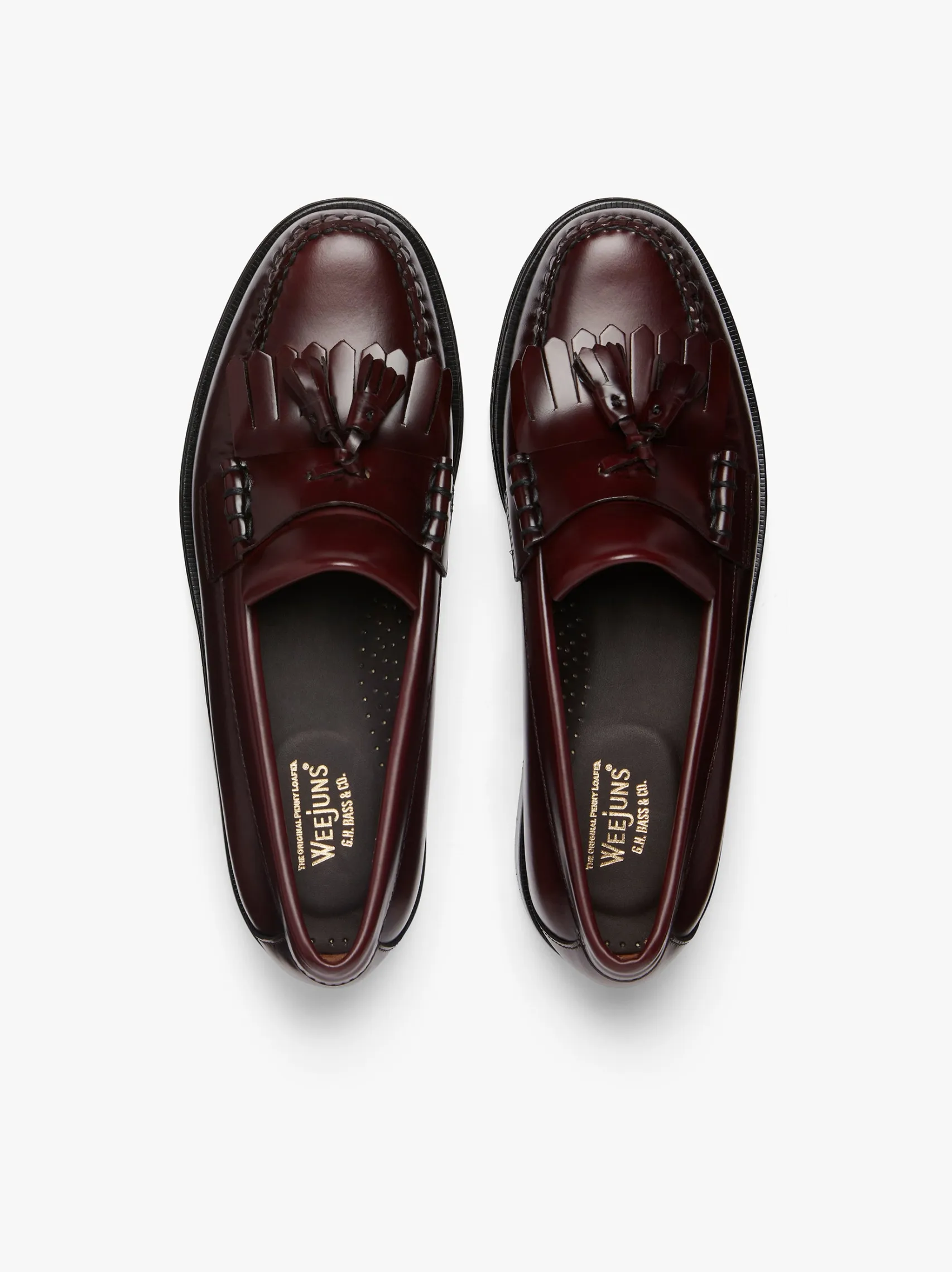 G.H.BASS Weejuns Layton Kiltie Loafers Leather
