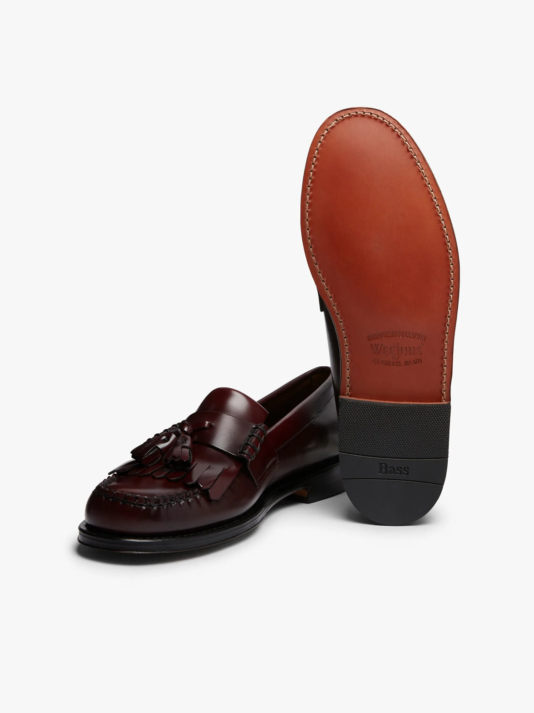 G.H.BASS Weejuns Layton Kiltie Loafers Leather