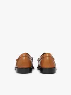 G.H.BASS Weejuns Lincoln Penny Loafers pull up leather