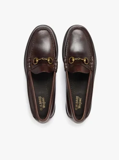 G.H.BASS Weejuns Lincoln Penny Loafers pull up leather