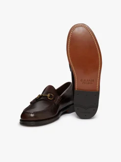 G.H.BASS Weejuns Lincoln Penny Loafers pull up leather