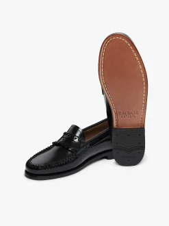 Women G.H.BASS Weejuns Lola Whipstitch Loafers Leather