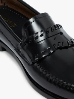Women G.H.BASS Weejuns Lola Whipstitch Loafers Leather