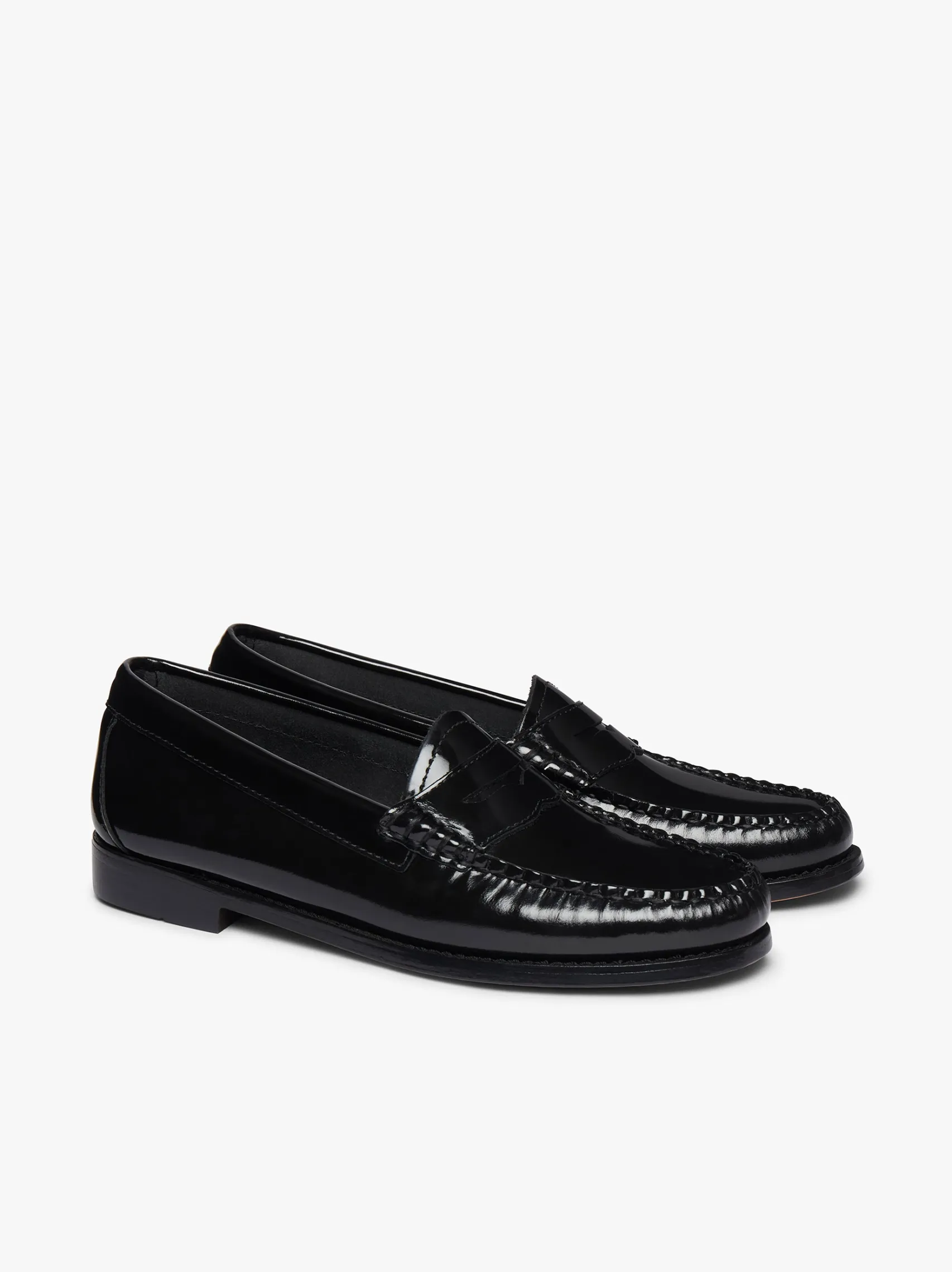 Women G.H.BASS Weejuns Penny Loafers Patent Leather