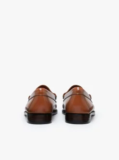 Women G.H.BASS Weejuns Penny Loafers Bombay Brown Leather