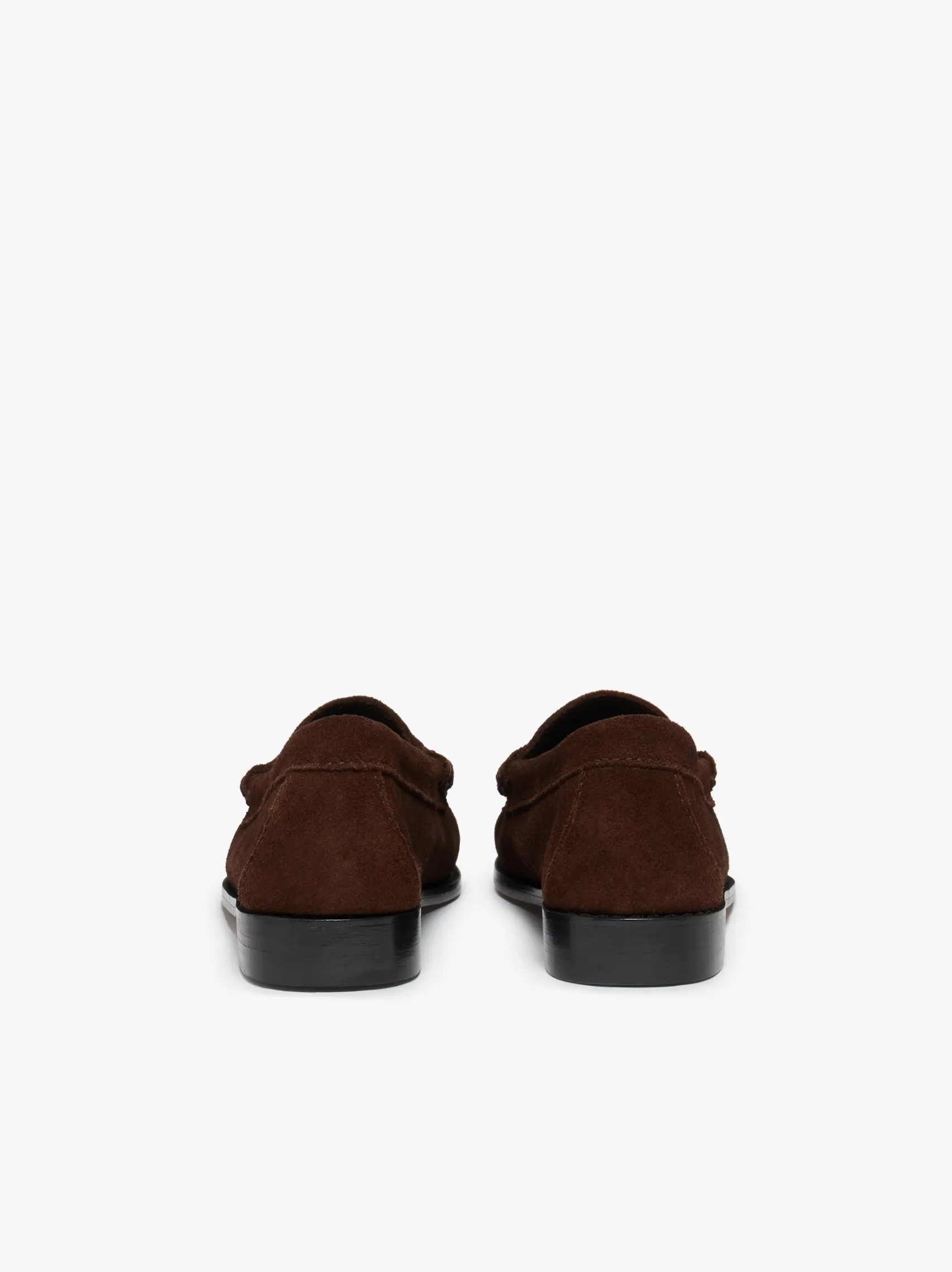 Women G.H.BASS Weejuns Penny Loafers Chocolate suede