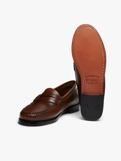 Women G.H.BASS Weejuns Penny Loafers Leather