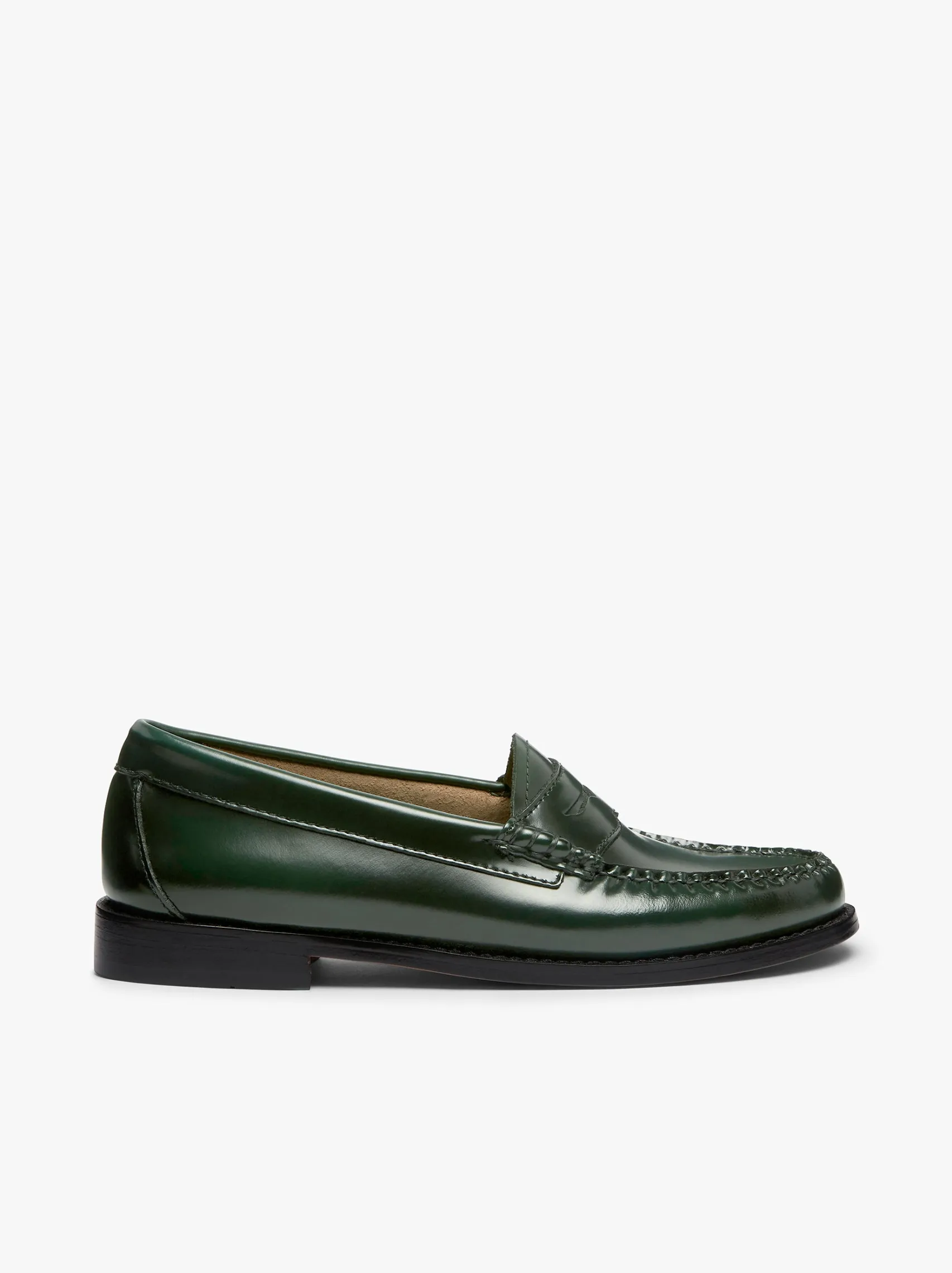 Women G.H.BASS Weejuns Penny Loafers Dark Leather