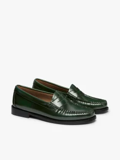 Women G.H.BASS Weejuns Penny Loafers Dark Leather