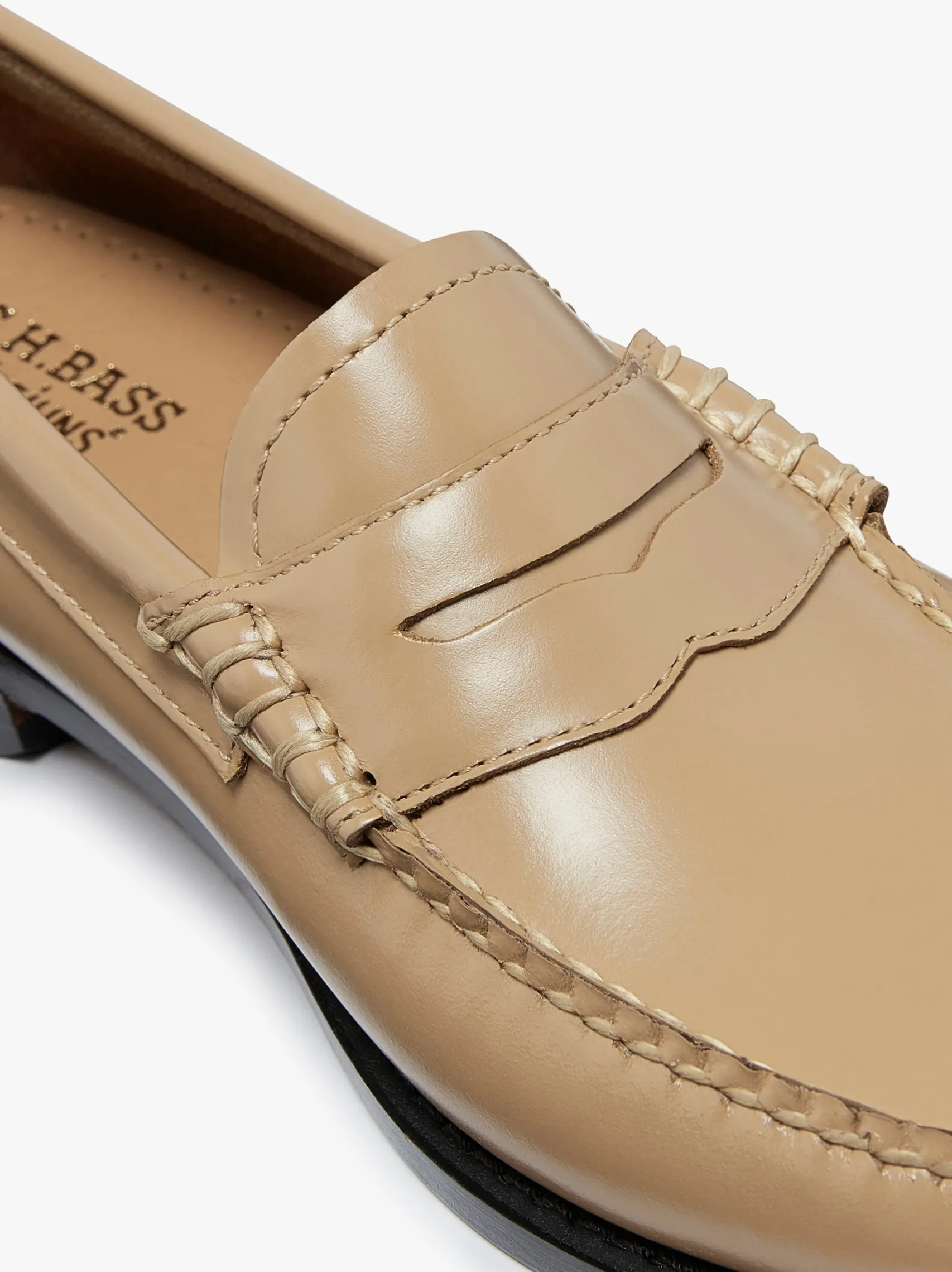 Women G.H.BASS Weejuns Penny Loafers Leather