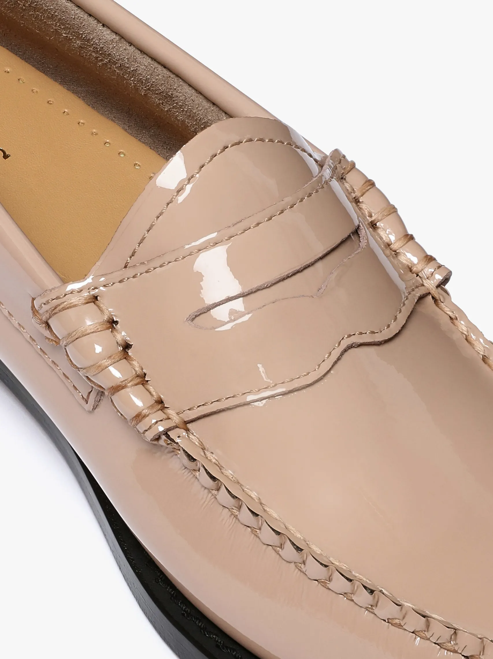 Women G.H.BASS Weejuns Penny Loafers Patent Leather