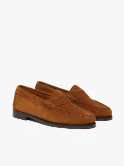 Women G.H.BASS Weejuns Penny Loafers suede