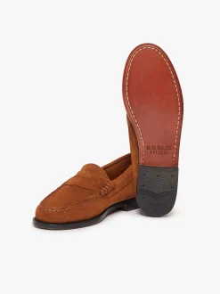 Women G.H.BASS Weejuns Penny Loafers suede