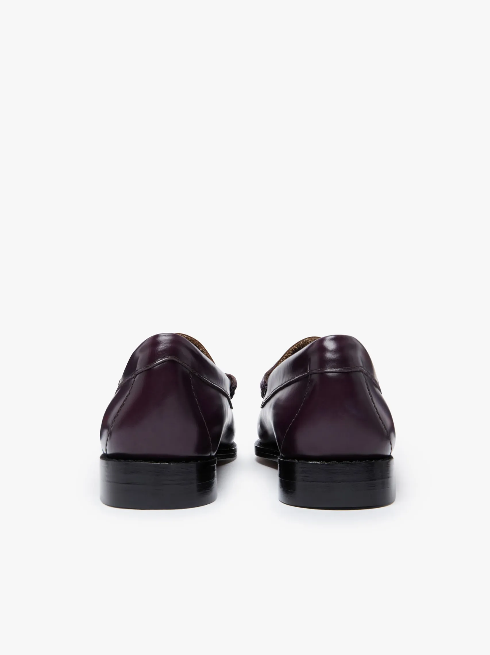 Women G.H.BASS Weejuns Penny Loafers leather