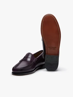 Women G.H.BASS Weejuns Penny Loafers leather