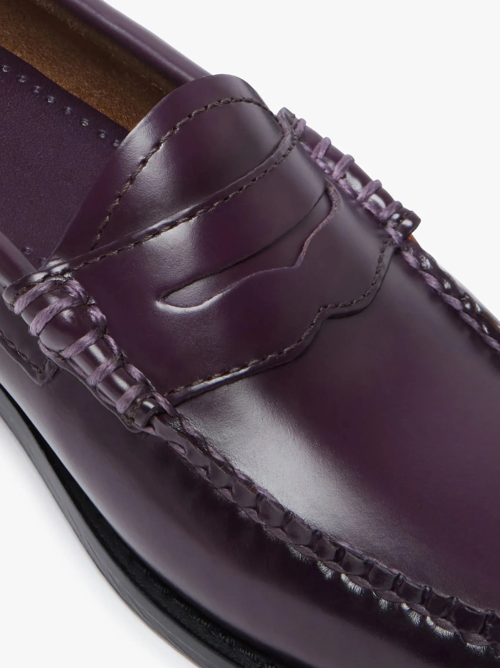 Women G.H.BASS Weejuns Penny Loafers leather