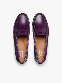 Women G.H.BASS Weejuns Penny Loafers Leather