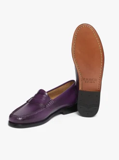 Women G.H.BASS Weejuns Penny Loafers Leather