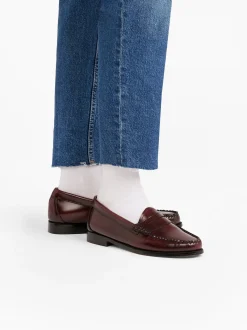 Women G.H.BASS Weejuns Penny Loafers Leather