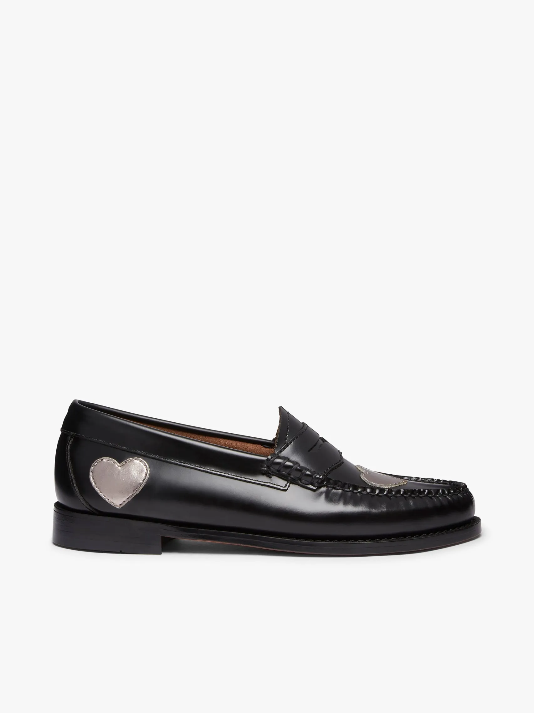 Women G.H.BASS Weejuns Penny Love Loafers Leather