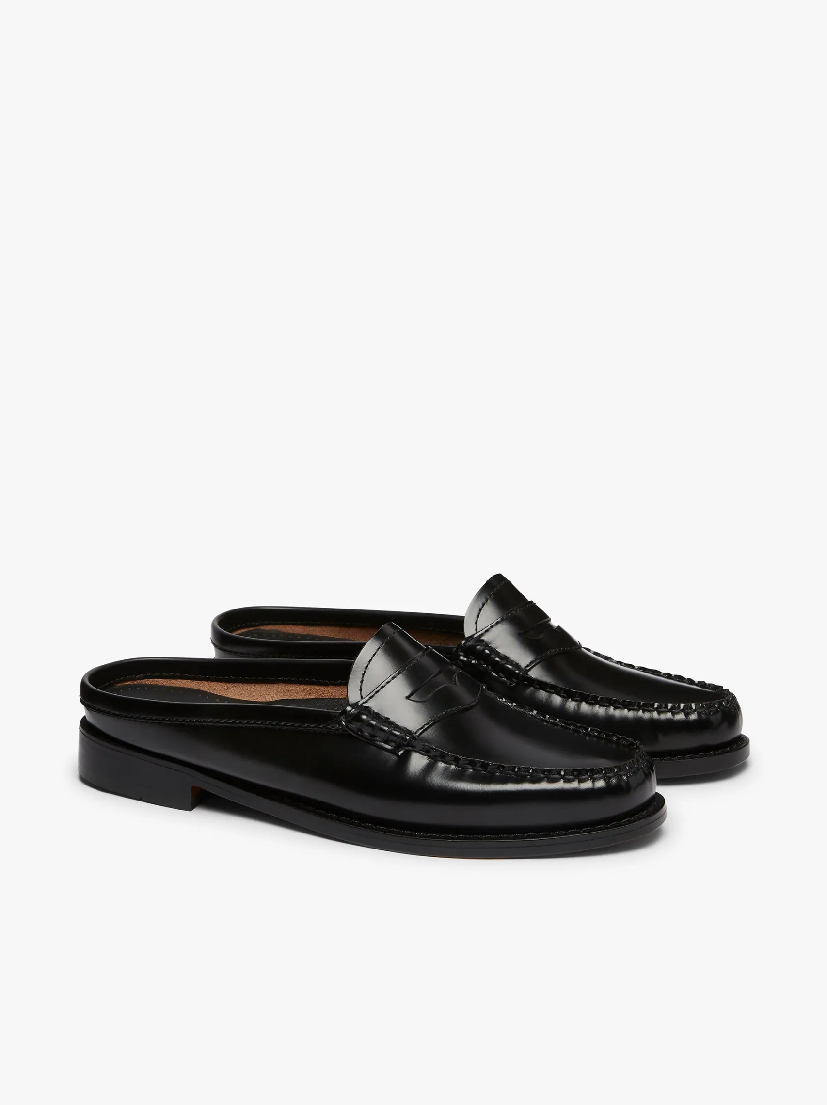 Women G.H.BASS Weejuns Penny Slides Leather