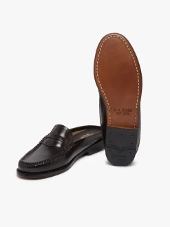 Women G.H.BASS Weejuns Penny Slides Leather