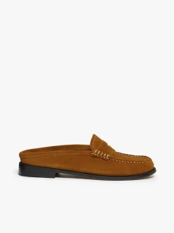 Women G.H.BASS Weejuns Penny Slides suede