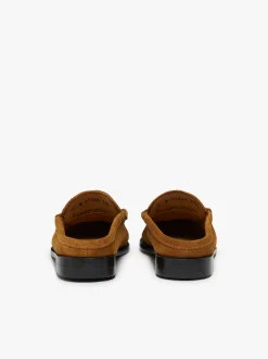 Women G.H.BASS Weejuns Penny Slides suede